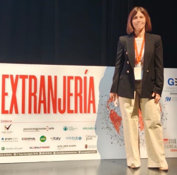 Francisca Linero en las III Jornadas de Extranjería